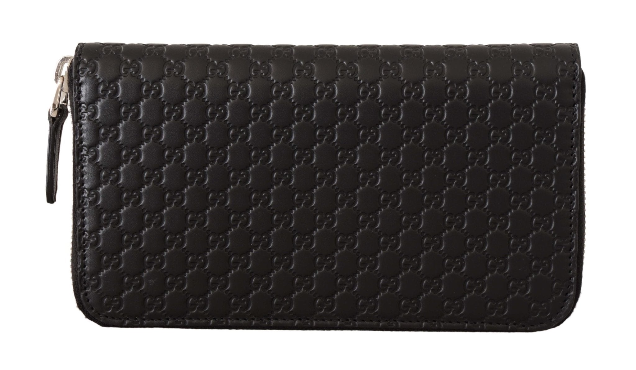 Gucci Black Wallet Microguccissima Leather Zipper wallet - Fizigo