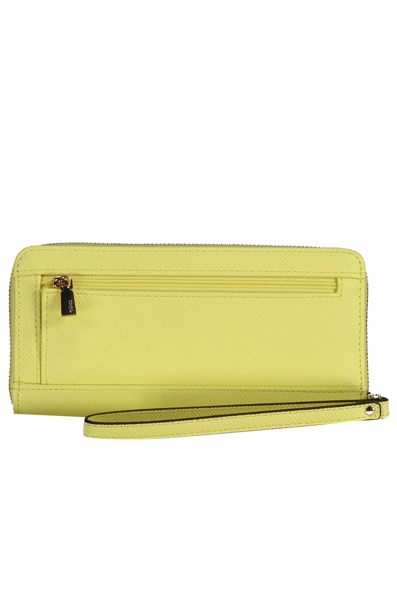 Guess Jeans Yellow Polyurethane Wallet - Fizigo