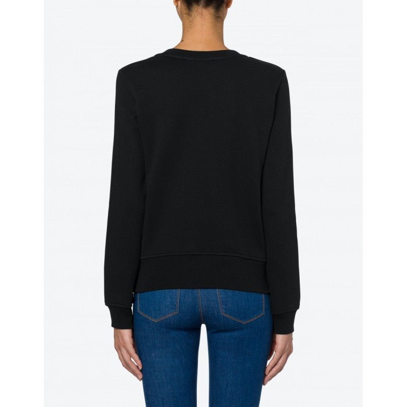 Love Moschino Black Cotton Sweater - Fizigo