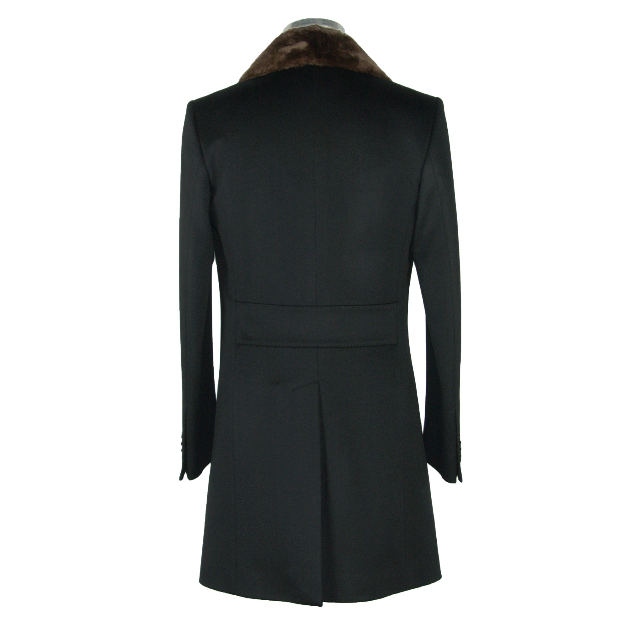 Made in Italy Black Wool Jacket - Fizigo