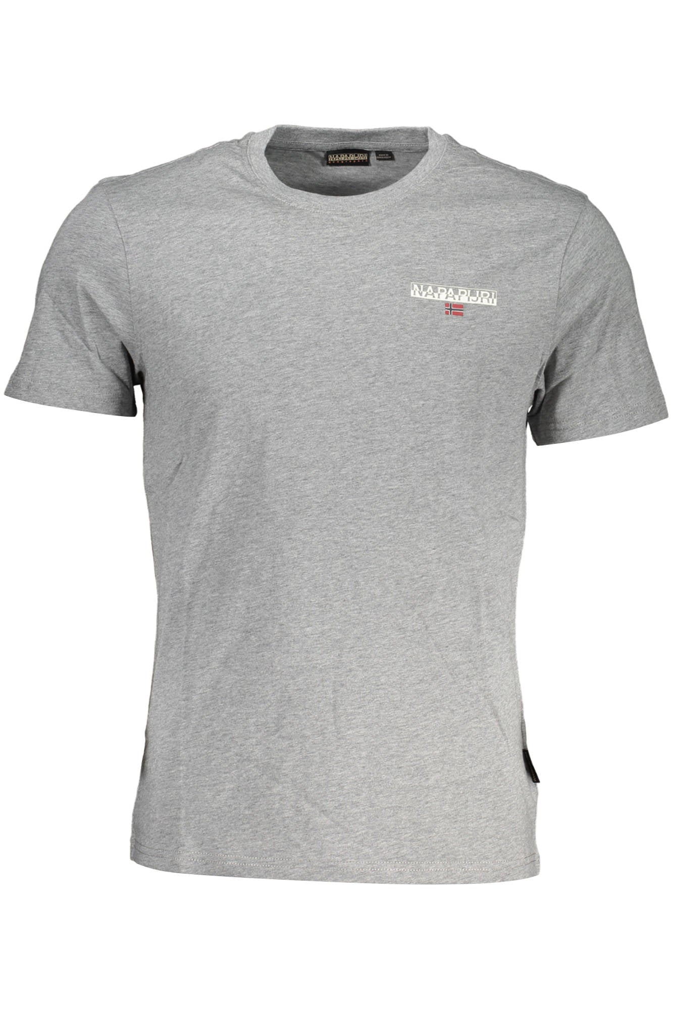 Napapijri Gray Cotton T-Shirt - Fizigo