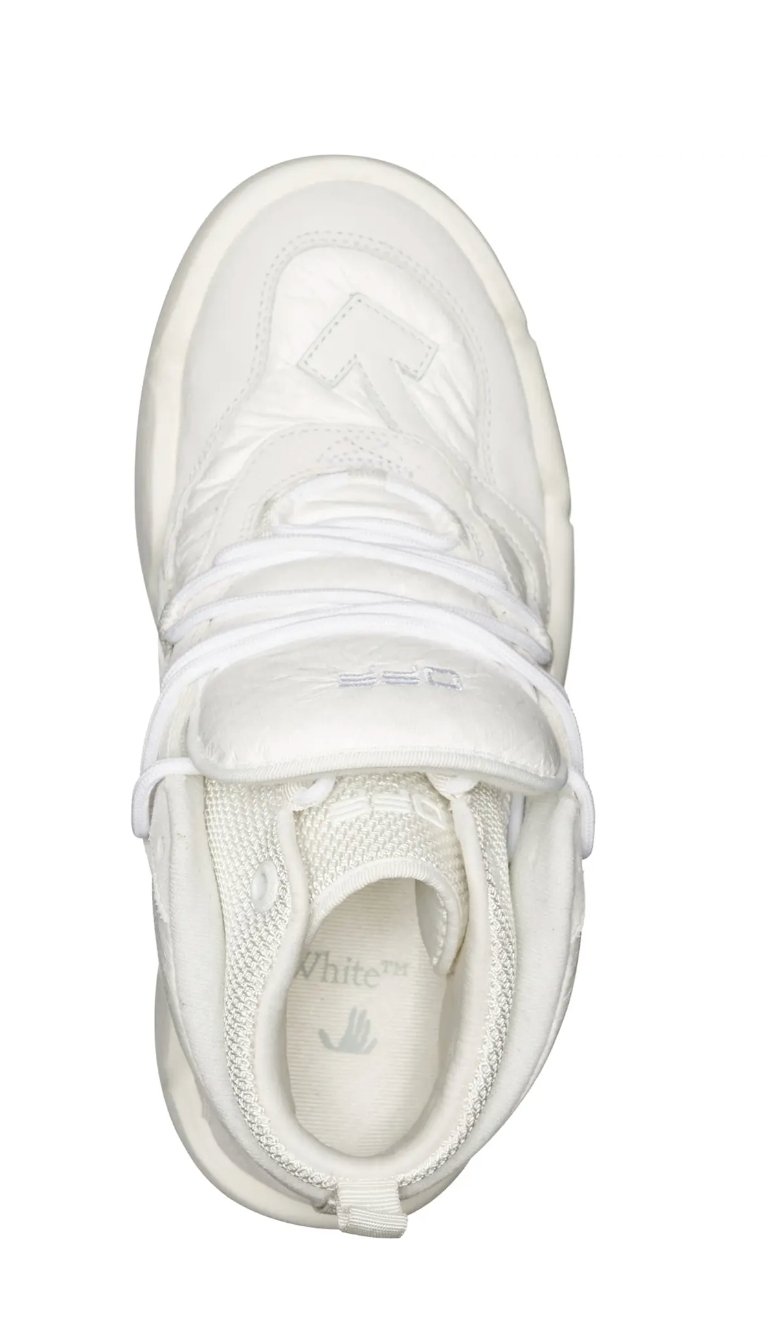 Off-White White Leather Sneaker - Fizigo