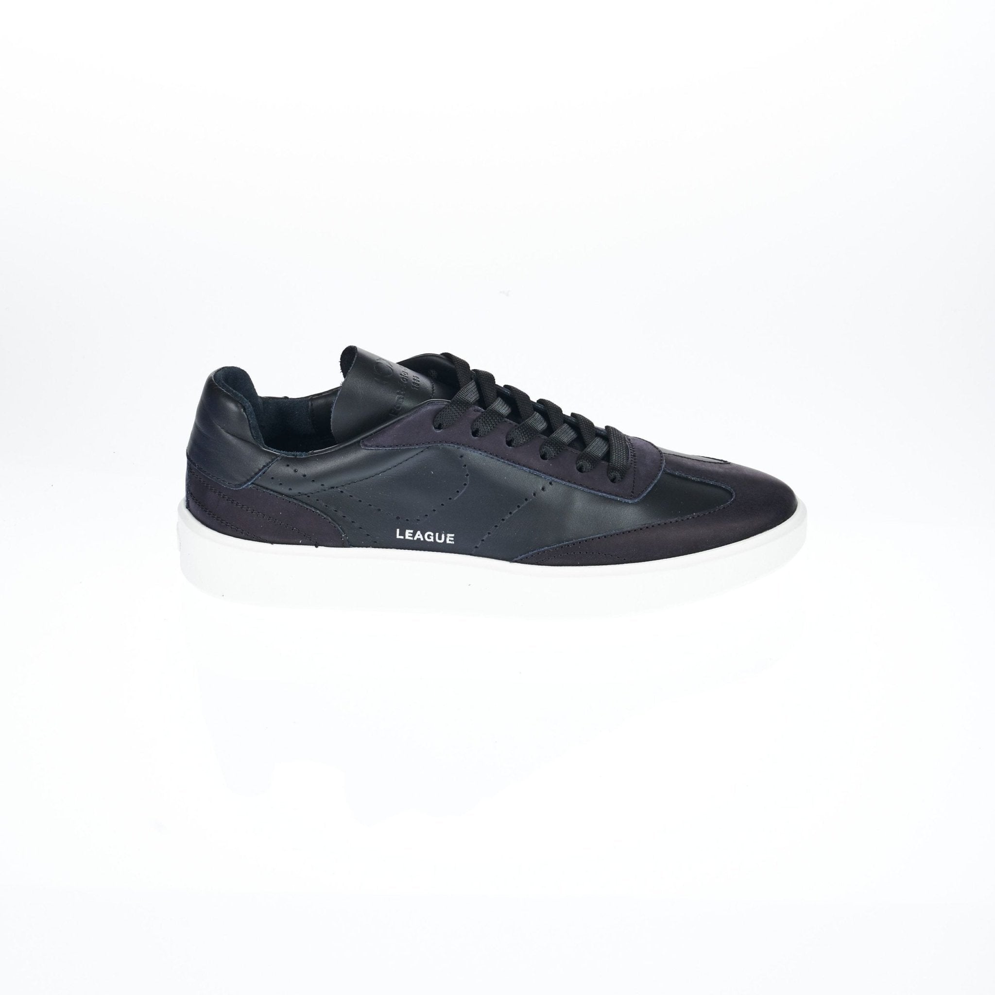 Pantofola D'Oro Black Leather Sneaker - Fizigo