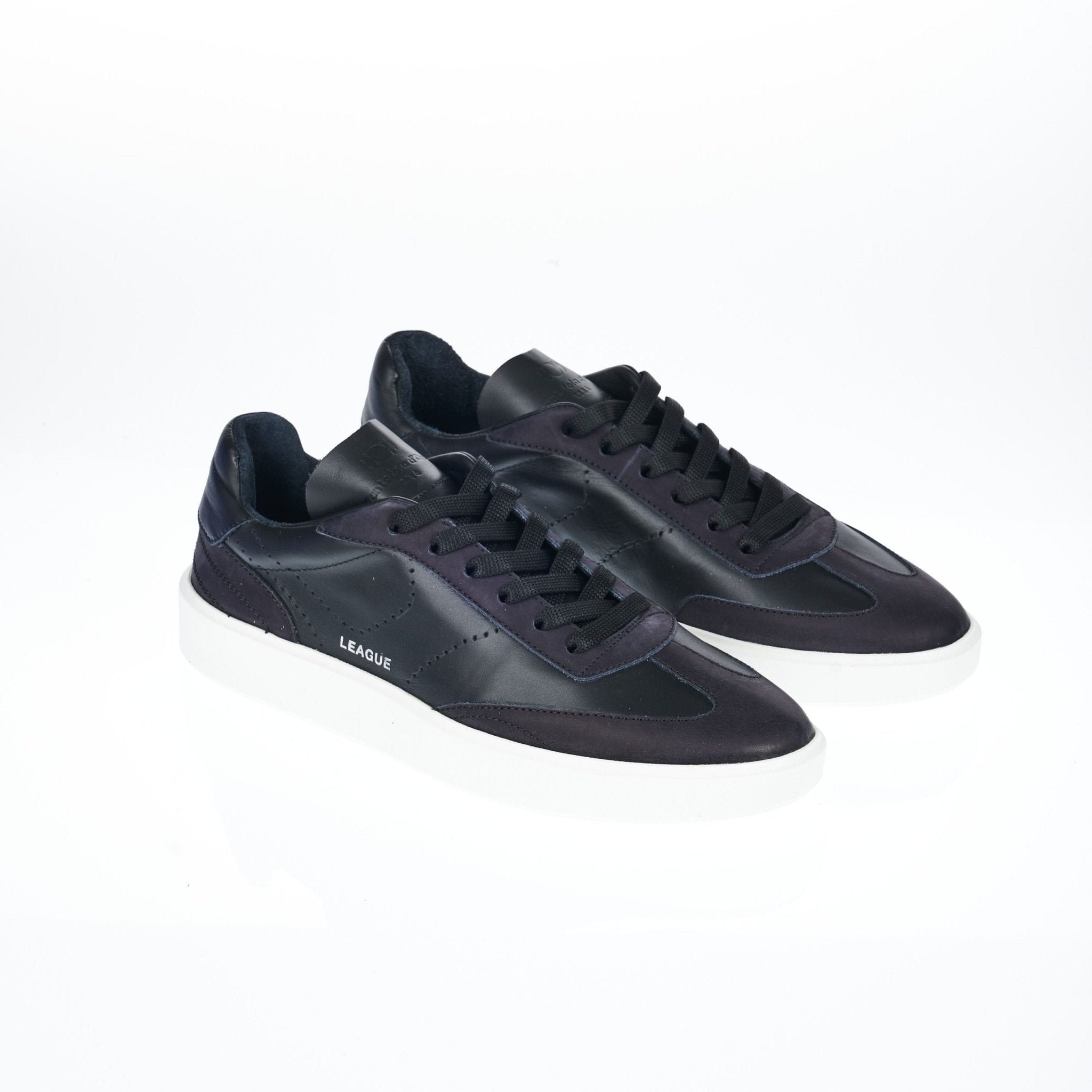 Pantofola D'Oro Black Leather Sneaker - Fizigo