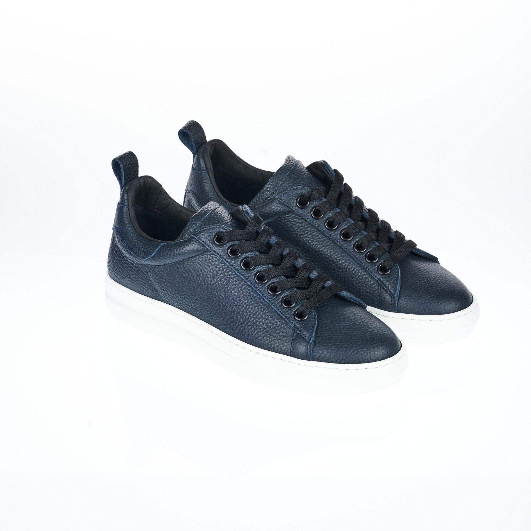 Pantofola D'Oro Blue Leather Sneaker - Fizigo