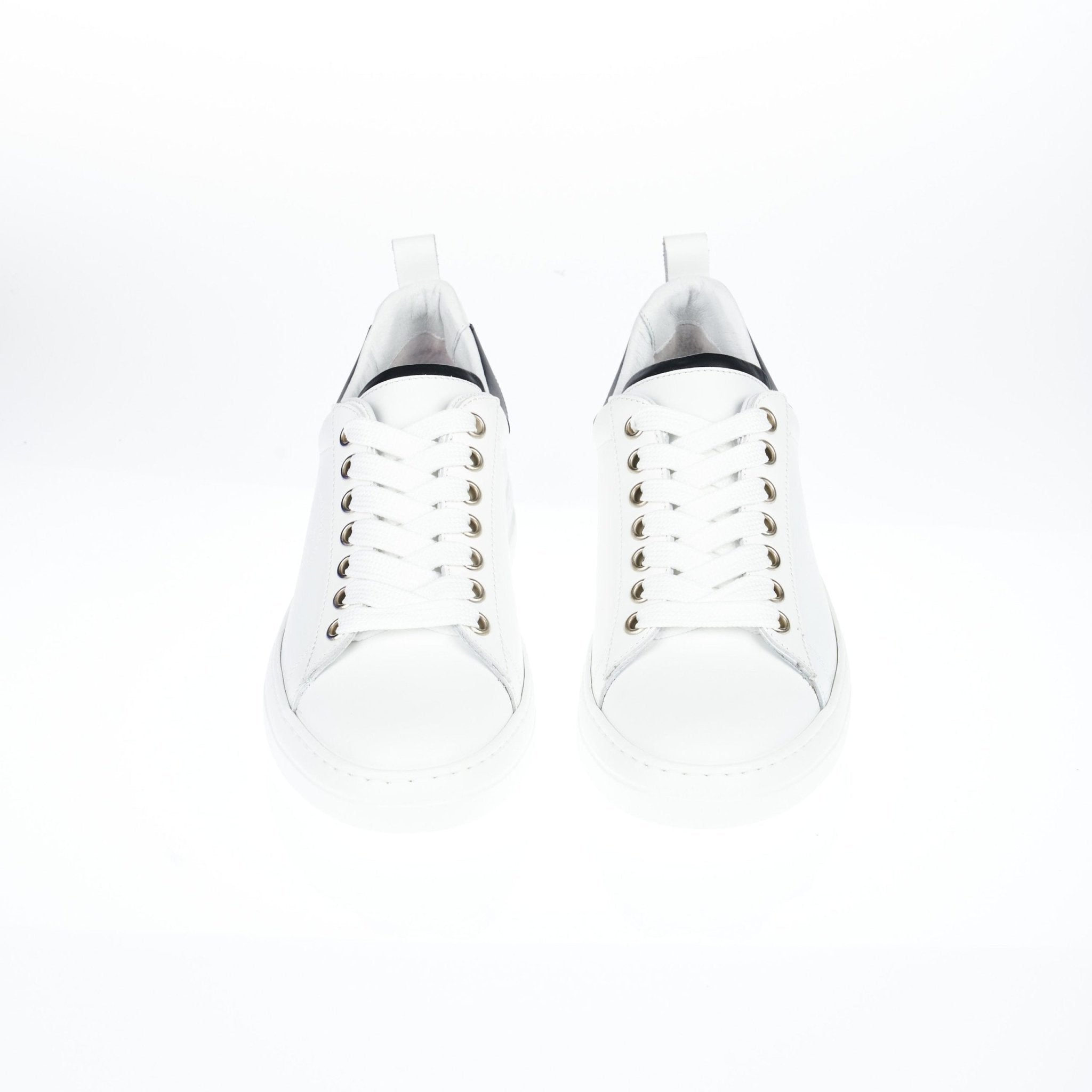 Pantofola D'Oro White Leather Sneaker - Fizigo