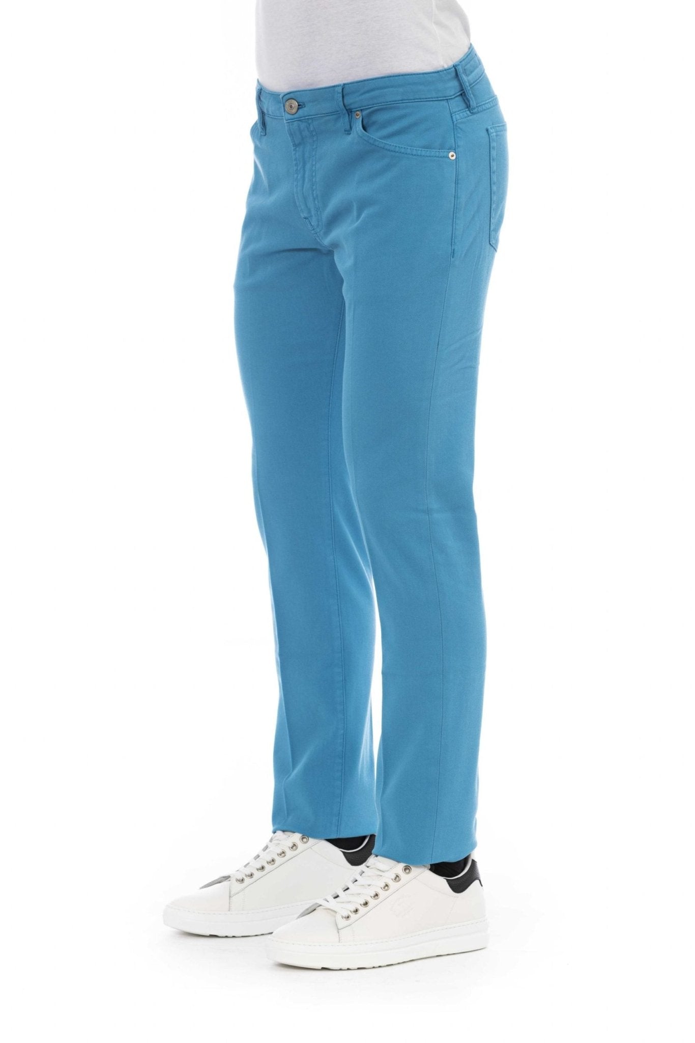 PT Torino Light-blue Cotton Jeans & Pant - Fizigo