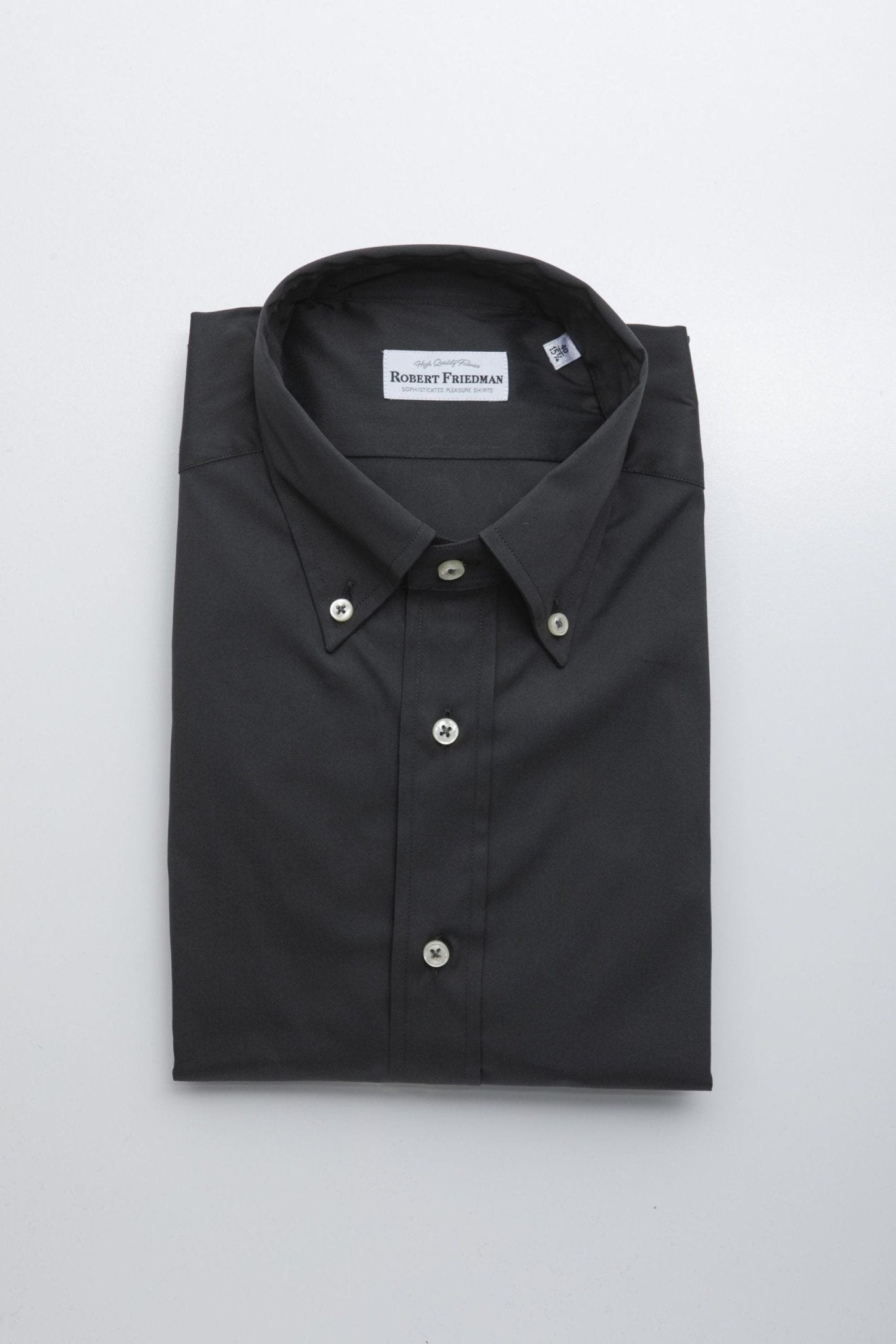 Robert Friedman Gray Cotton Shirt - Fizigo