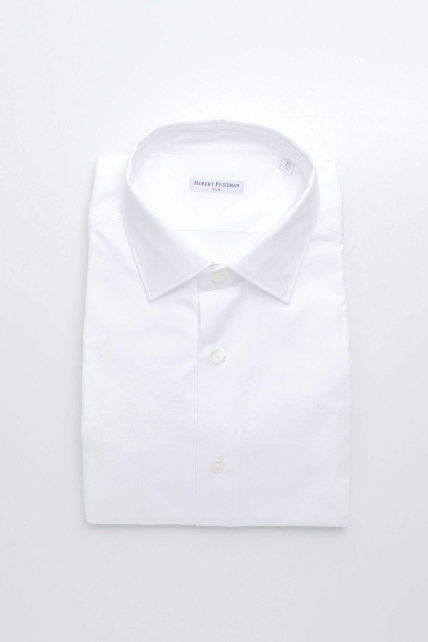 Robert Friedman White Cotton Shirt - Fizigo