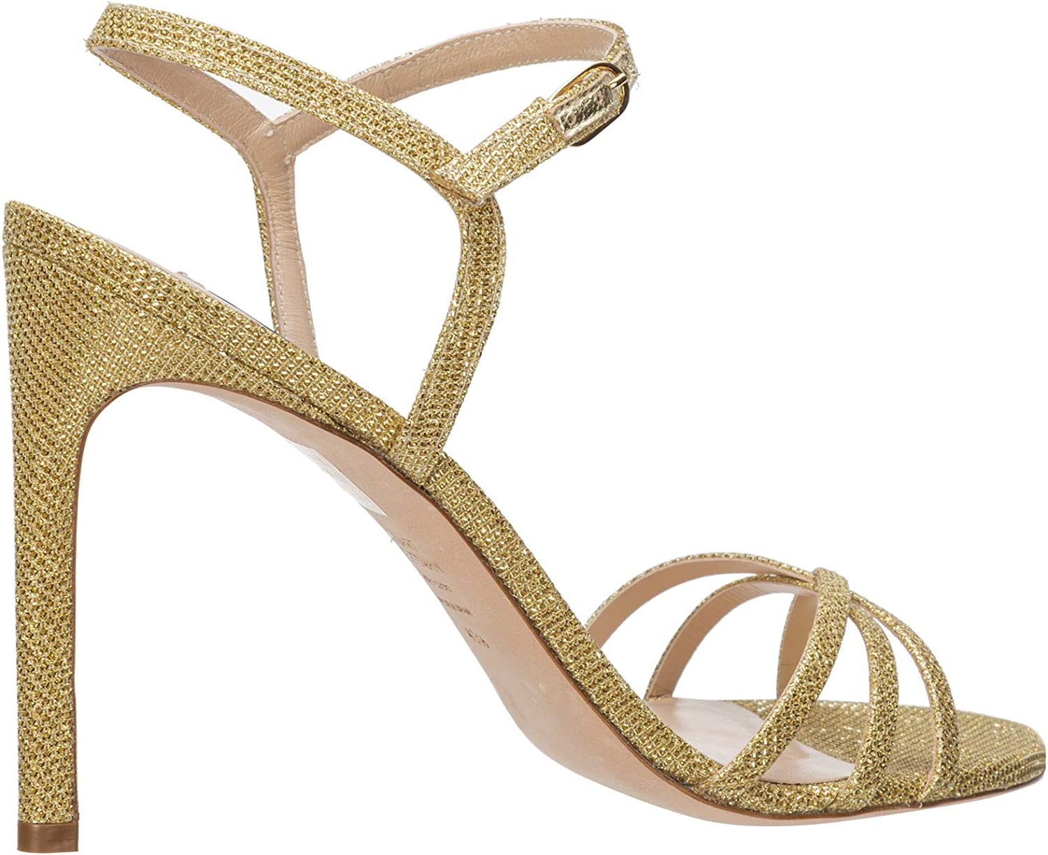 Stuart Weitzman Yellow Calfskin Sandal - Fizigo