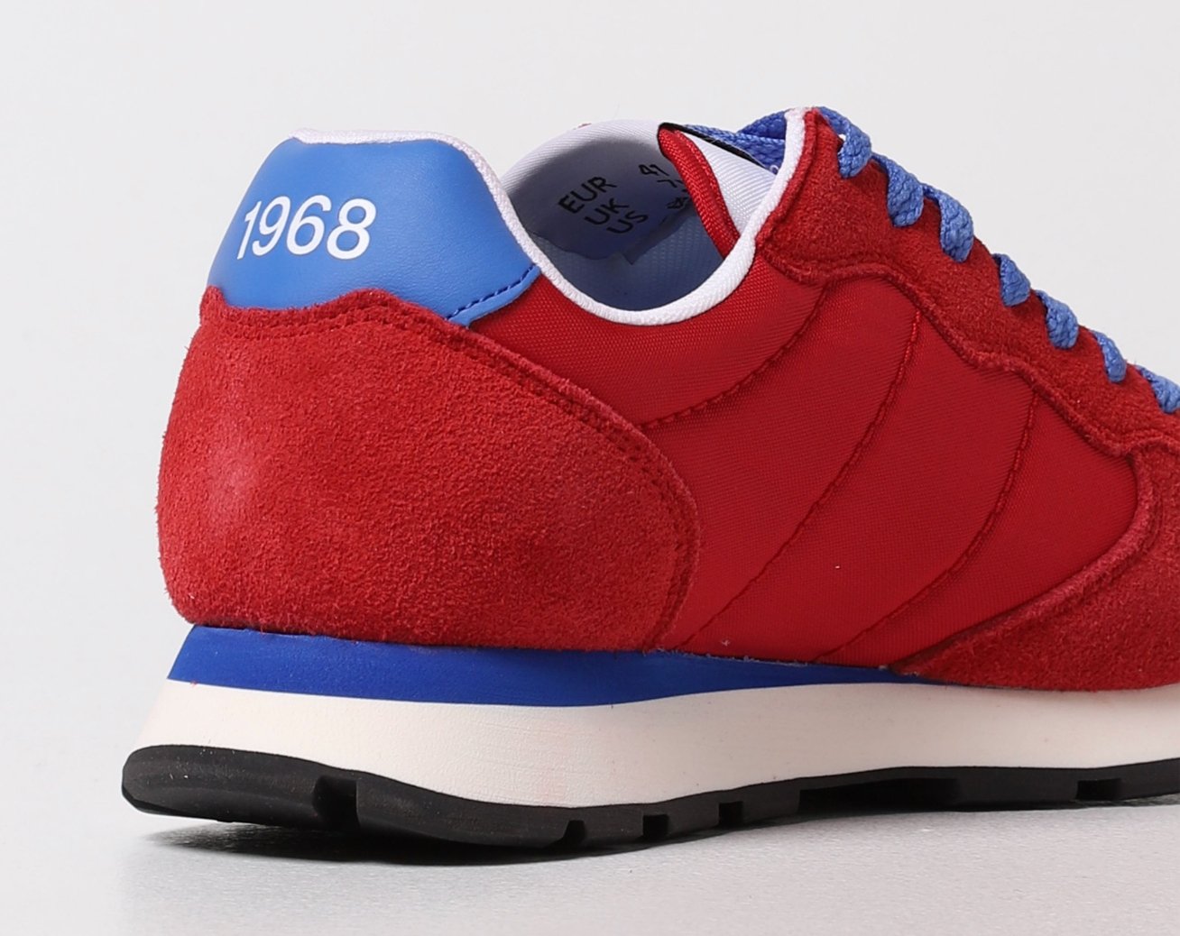 Sun68 Red Leather Sneaker - Fizigo