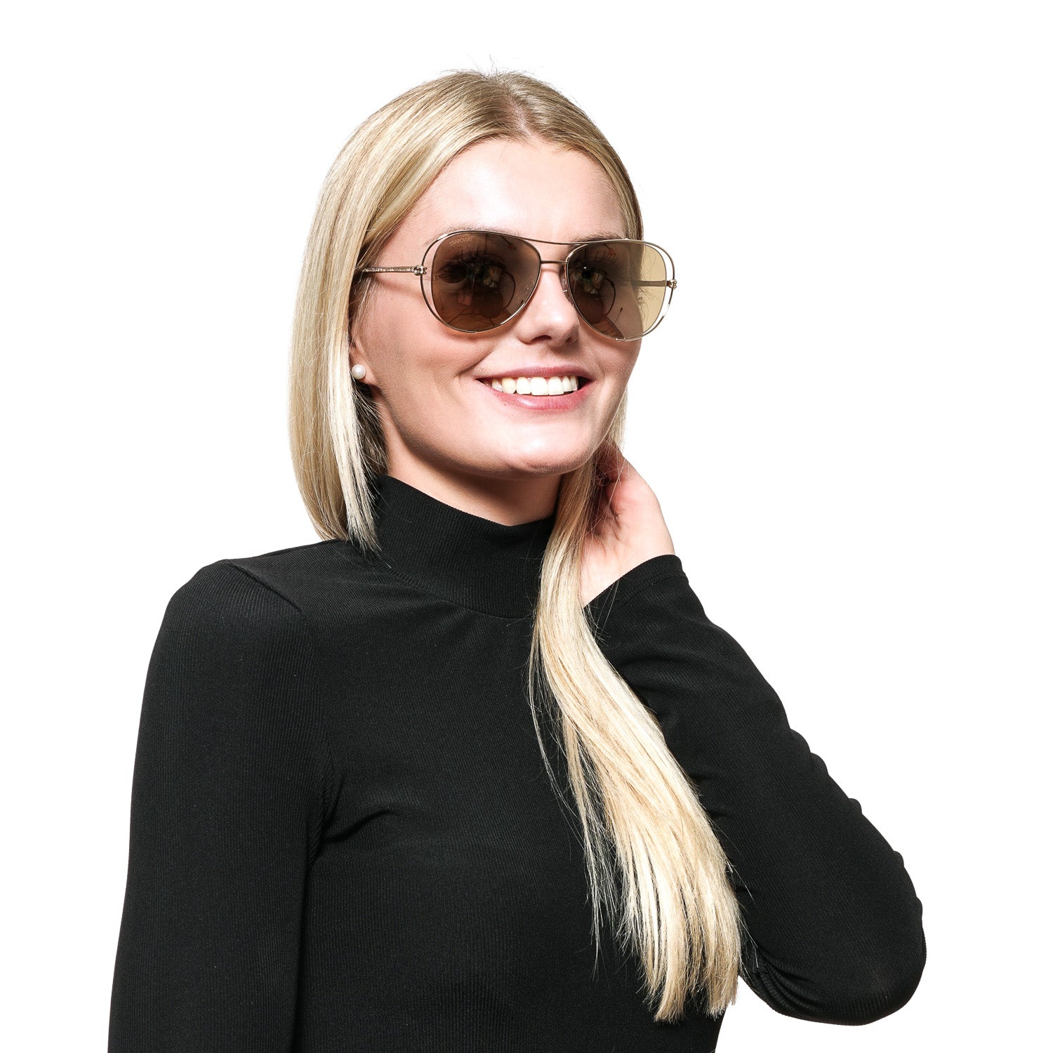 Swarovski Gold Women Sunglasses - Fizigo