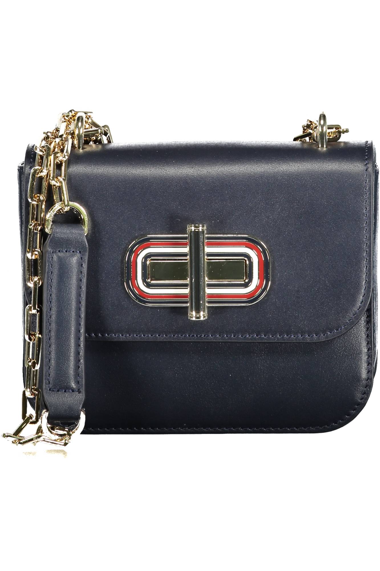 Tommy Hilfiger Blue Leather Handbag - Fizigo