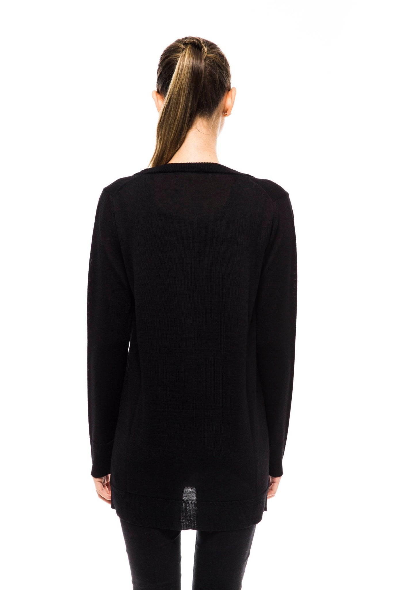 Ungaro Fever Black Wool Cardigan - Fizigo