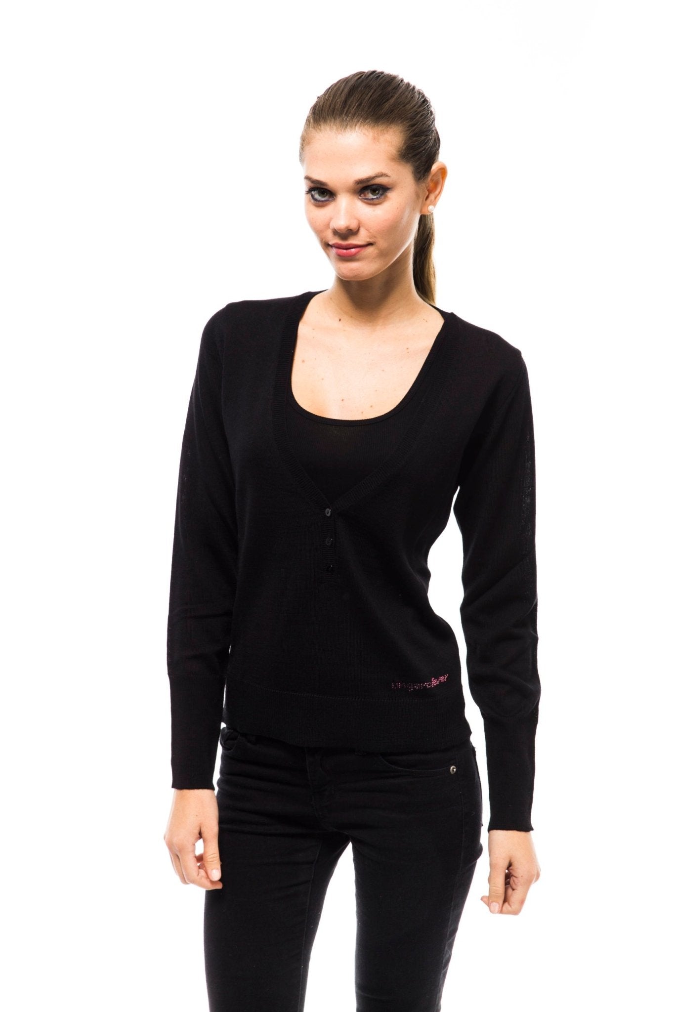 Ungaro Fever Black Wool Sweater - Fizigo