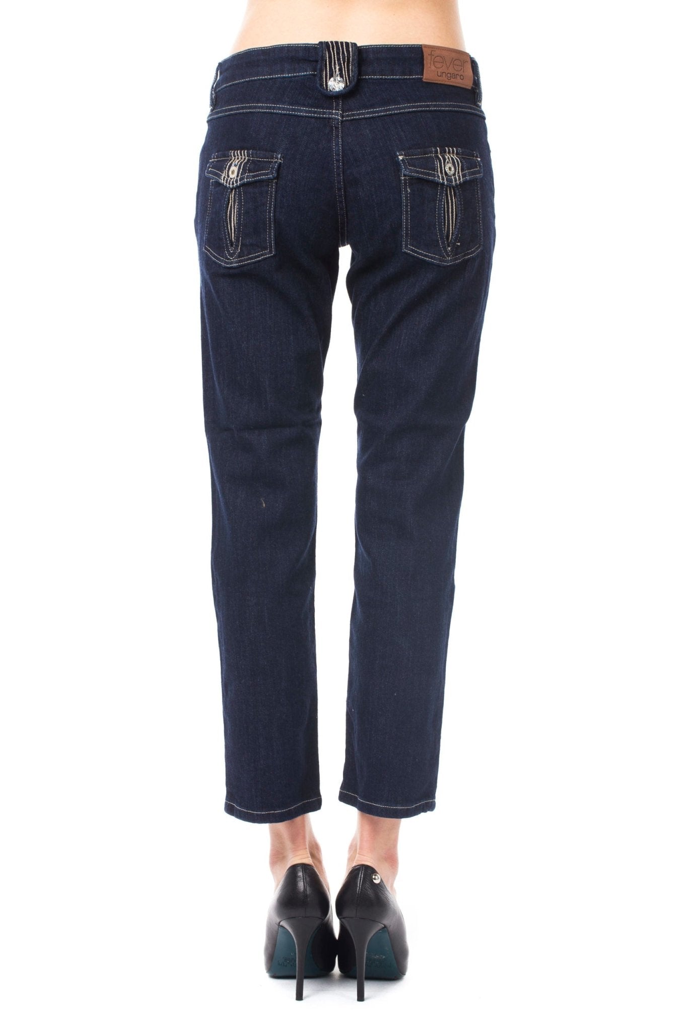 Ungaro Fever Blue Cotton Jeans & Pant - Fizigo