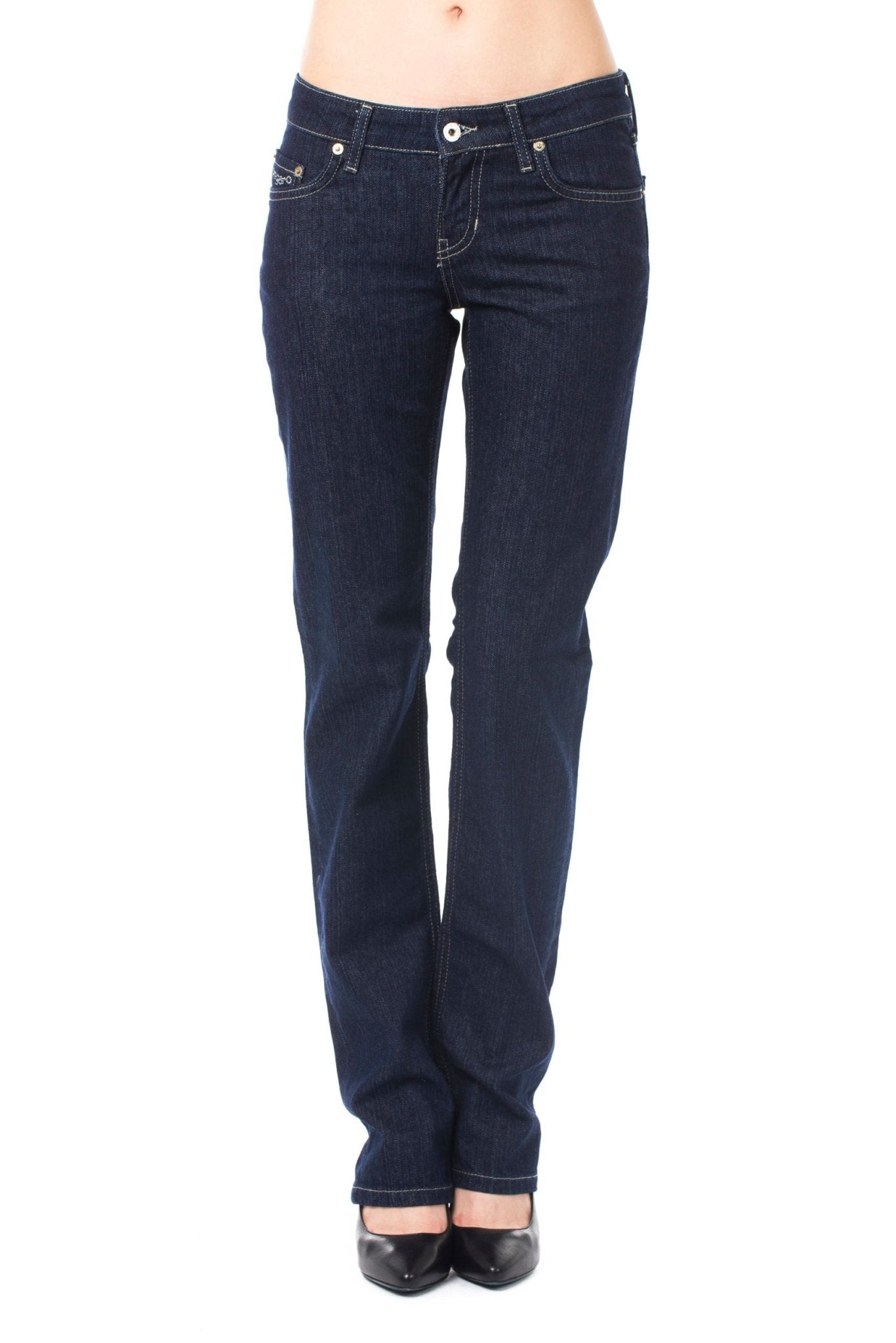 Ungaro Fever Blue Cotton Jeans & Pant - Fizigo