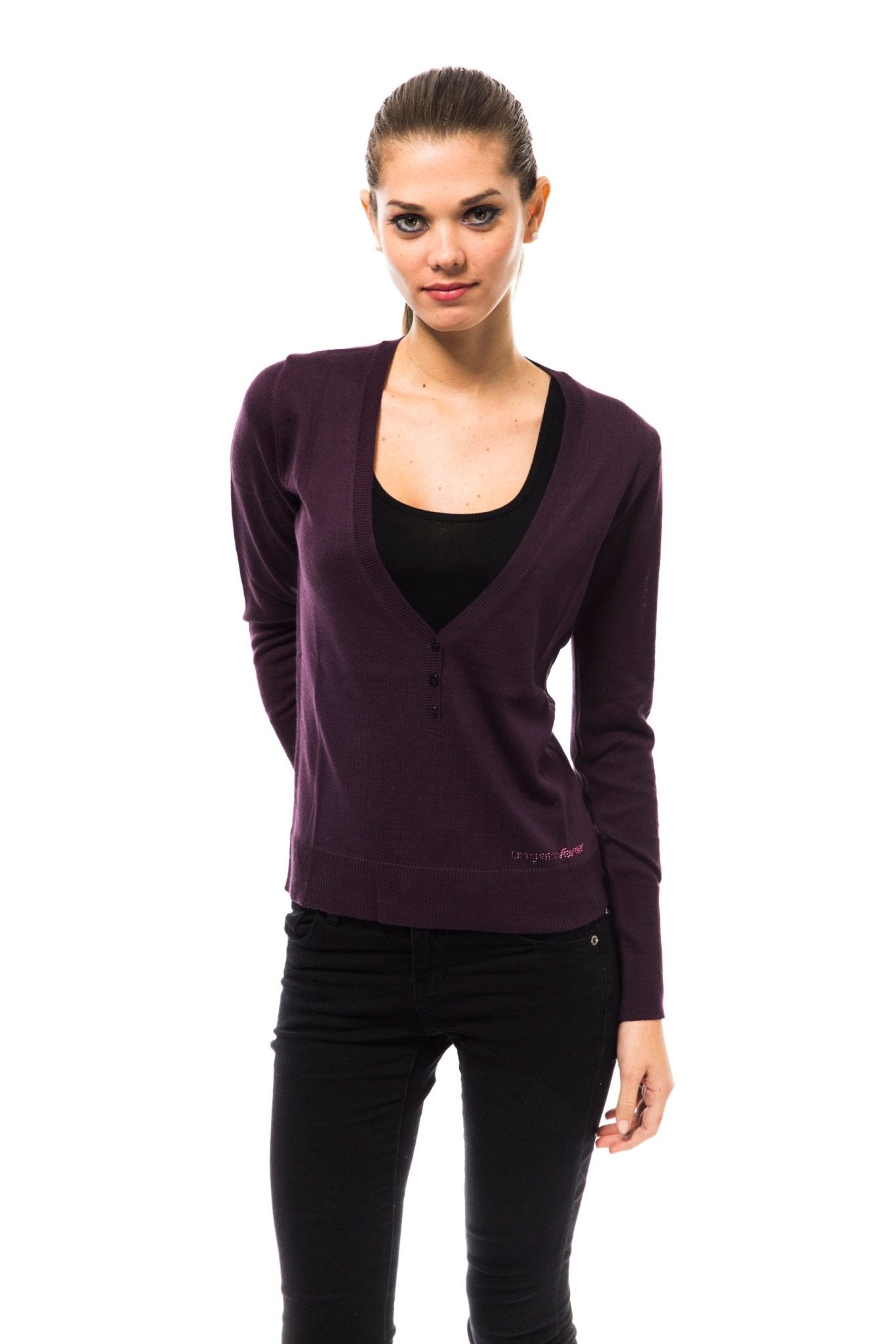 Ungaro Fever Violet Wool Sweater - Fizigo