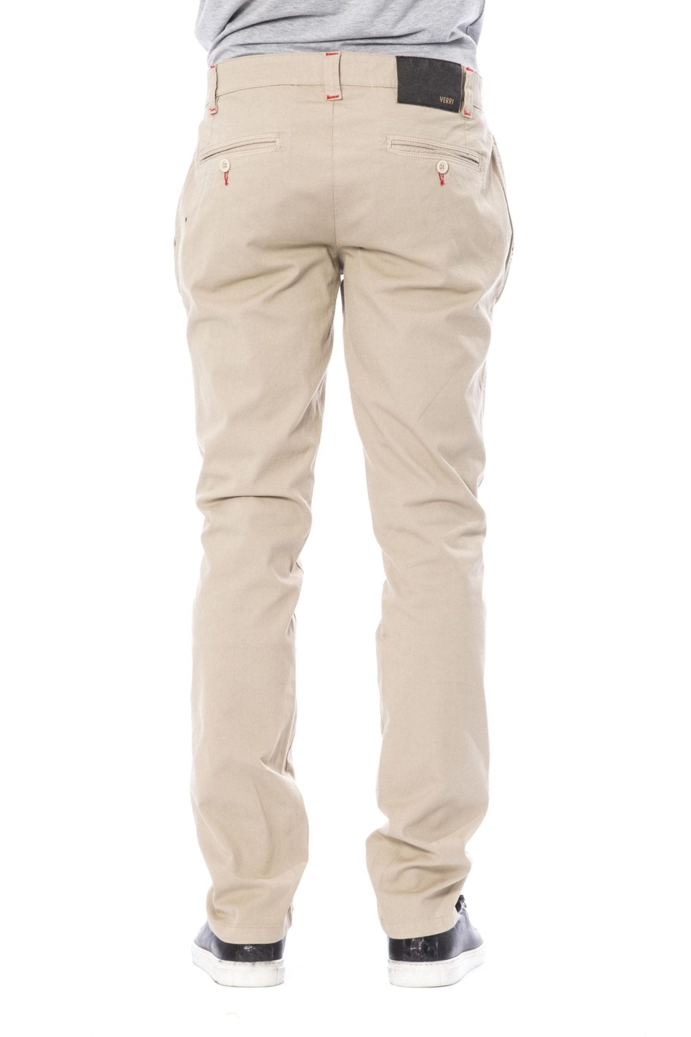 Verri Beige Cotton Jeans & Pant - Fizigo